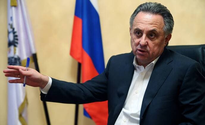 MOSCOW, RUSSIA. NOVEMBER 16, 2015. Russia s Minister Vitaly Mutko gives an interview for the TASS Top Officials project. Sergei Fadeichev TASS  TS011E9A