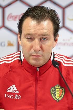 - BRUSSELS, BELGIUM: Belgium s head coach Marc Wilmots pictured during a press conference PK Pressekonferenz of the Red Devils, the Belgian national soccer team, Monday 16 November 2015, in Brussels. Tomorrow the Devils are playing Spain in preparation of the Euro2016 European Championships. BRUNOxFAHY  x04741250x