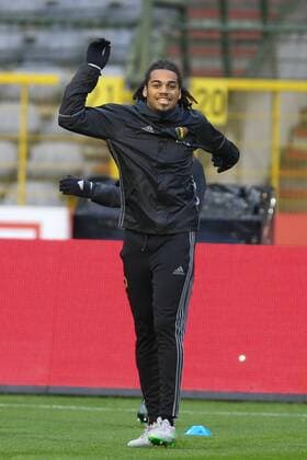 - BRUSSELS, BELGIUM: Belgium s Jason Denayer pictured during a training session of the Red Devils, the Belgian national soccer team, Monday 16 November 2015, in Brussels. Tomorrow the Devils are playing Spain in preparation of the Euro2016 European Championships. BRUNOxFAHY  x04741303x