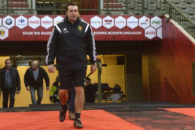 Wilmots Marc FOOTBALL : Entrainement Equipe Belgique - Bruxelles - 16 11 2015 PhotoNews Panoramic 