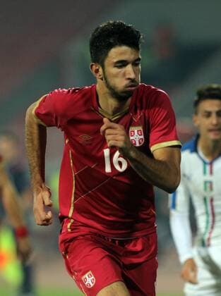 13.11.2015 Novi Sad(Serbia) Serbia-Italy U21 U 21 European qualify men s football Marko Grujic Serbia : 