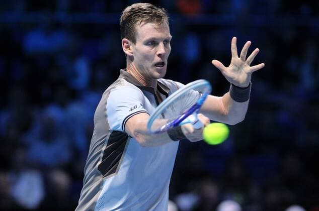 TENNIS - ATP Tennis Herren World Tour Finals 2015 LONDON,ENGLAND,17.NOV.15 - TENNIS - ATP World Tour, World Tour Finals 2015. Image shows Tomas Berdych (CZE). GEPAxpictures xAlanxGrieves