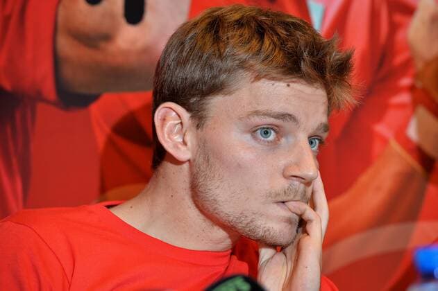 - BRUSSELS, BELGIUM: Belgian David Goffin pictured during a press conference PK Pressekonferenz ahead of the Davis Cup World Group final between Belgium and Great Britain, Tuesday 17 November 2015, in Brussels. The final will be played from 27 to 29 November 2015 in Gent Flanders Expo. DAVIDxSTOCKMAN  x04741639x