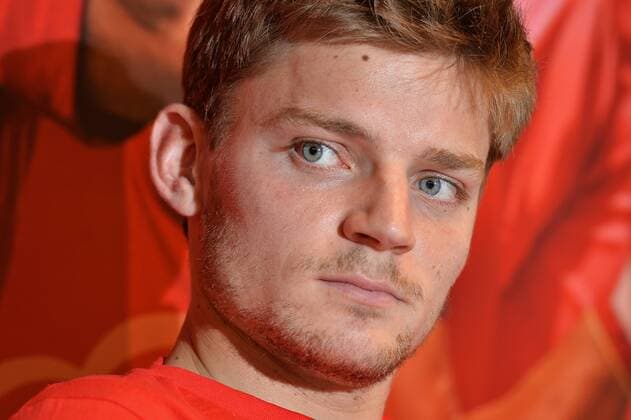 - BRUSSELS, BELGIUM: Belgian David Goffin pictured during a press conference PK Pressekonferenz ahead of the Davis Cup World Group final between Belgium and Great Britain, Tuesday 17 November 2015, in Brussels. The final will be played from 27 to 29 November 2015 in Gent Flanders Expo. DAVIDxSTOCKMAN  x04741644x