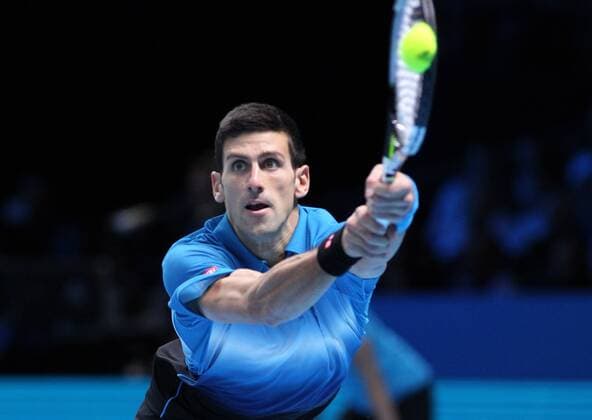 TENNIS - ATP Tennis Herren World Tour Finals 2015 LONDON,ENGLAND,17.NOV.15 - TENNIS - ATP World Tour, World Tour Finals 2015. Image shows Novak Djokovic (SRB). GEPAxpictures xAlanxGrieves