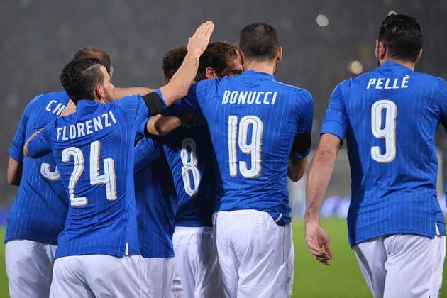 Claudio Marchisio Italia esultanza dopo il gol Goal celebration - Bologna 17-11-2015 Stadio Dall Ara Football Calcio 2015 2016 Italy - Romania Friendly match andreaxstaccioli