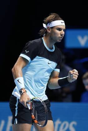 18.11.2015 the O2 London, England. ATP Tennis Herren Tour Finals Day 4 Rafael Nadal (ESP) defeats Andy Murray (GBR) by a score 6-4, 6-1 during the Day Four Barclays ATP World Tour Finals from the O2 Arena xHongboxChenx  ActionPlus11682688