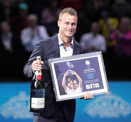 TENNIS - ATP Tennis Herren World Tour Finals 2015 LONDON,ENGLAND,18.NOV.15 - TENNIS - ATP World Tour, World Tour Finals 2015. Image shows Lleyton Hewitt (AUS). GEPAxpictures xAlanxGrieves