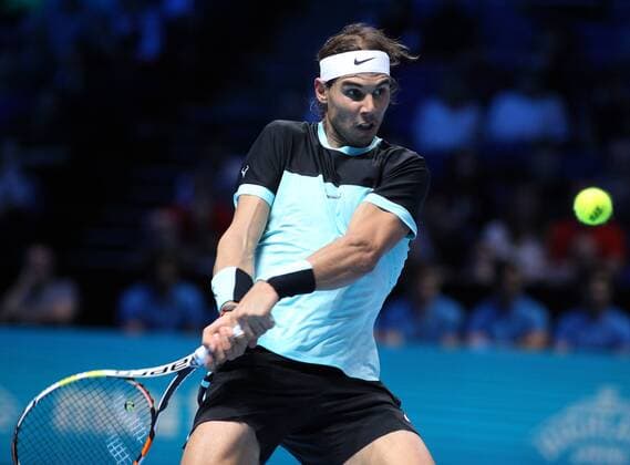 TENNIS - ATP Tennis Herren World Tour Finals 2015 LONDON,ENGLAND,18.NOV.15 - TENNIS - ATP World Tour, World Tour Finals 2015. Image shows Rafael Nadal (ESP). GEPAxpictures xAlanxGrieves