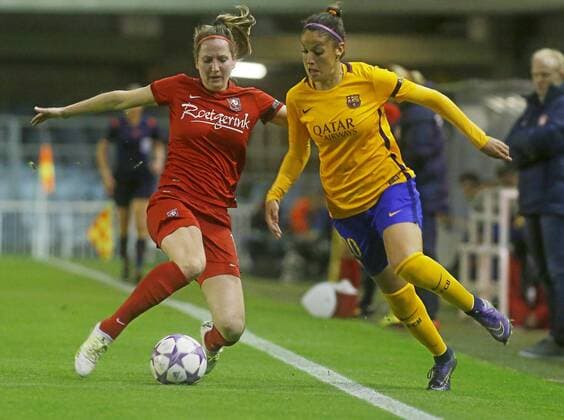 Barca - FC Enschede -- Second leg match of the 1 8 women Champions league played between Barcelona and Twente. xFRANCESCxADELANTADOx 