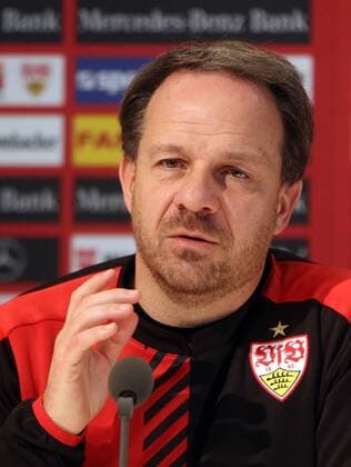 VfB Stuttgart Deutschland, Stuttgart, 19.11.2015, 1. Fussball-Bundesliga, Saison 2015 2016, VfB Stuttgart Pressekonferenz: Alexander Zorniger (Trainer).