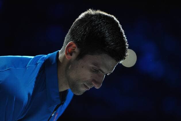 Novak Djokovic (Ser) TENNIS : ATP Tennis Herren WORLD TOUR FINALS 2015 - 19 11 2015 TennisMagazine Panoramic 