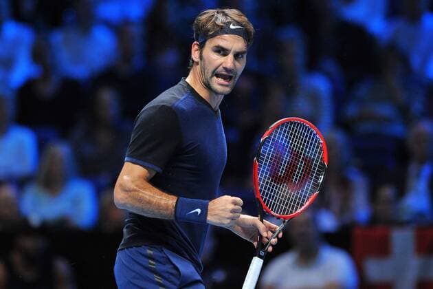 Roger Federer (Sui) TENNIS : ATP Tennis Herren WORLD TOUR FINALS 2015 - 19 11 2015 TennisMagazine Panoramic 