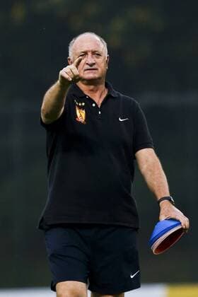 FOSHAN, CHINA - NOVEMBER 20: (CHINA OUT) Head coach Luiz Felipe Scolari of Guangzhou Evergrande attends training with team ahead of the AFC Champions League final match between Guangzhou Evergrande and Al Ahli at a training base on November 20, 2015 in Foshan, Guangdong Province of China.  CFP476130502 