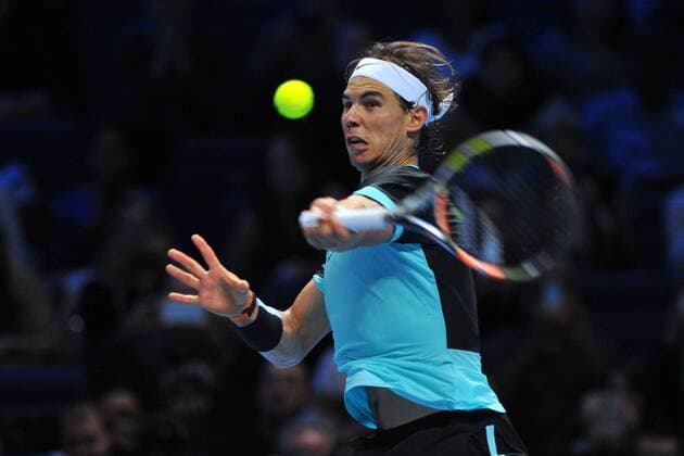 Rafael Nadal (Esp) TENNIS : ATP Tennis Herren WORLD TOUR FINALS 2015 - 20 11 2015 TennisMagazine Panoramic 