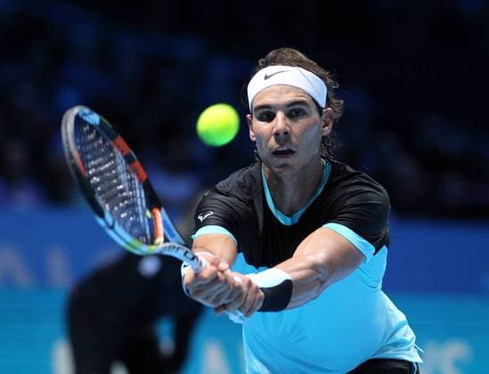 TENNIS - ATP Tennis Herren World Tour Finals 2015 LONDON,ENGLAND,20.NOV.15 - TENNIS - ATP World Tour, World Tour Finals 2015. Image shows Rafael Nadal (ESP). GEPAxpictures xAlanxGrieves