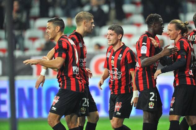 HATEM BEN ARFA (ogcn) - JEREMY PIED (ogcn) - JOIE FOOTBALL : OGC Nice vs Olympique Lyon - Ligue 1 2015 2016 - 20 11 2015 FEP Panoramic 