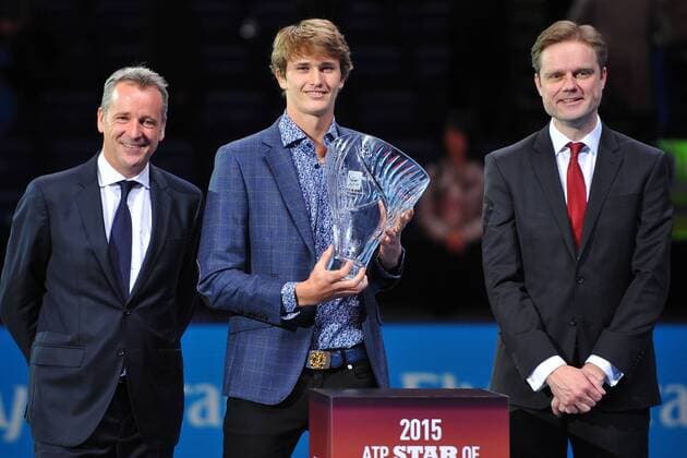 Alexander Zverev TENNIS : ATP Tennis Herren WORLD TOUR FINALS 2015 - 21 11 2015 TennisMagazine Panoramic 