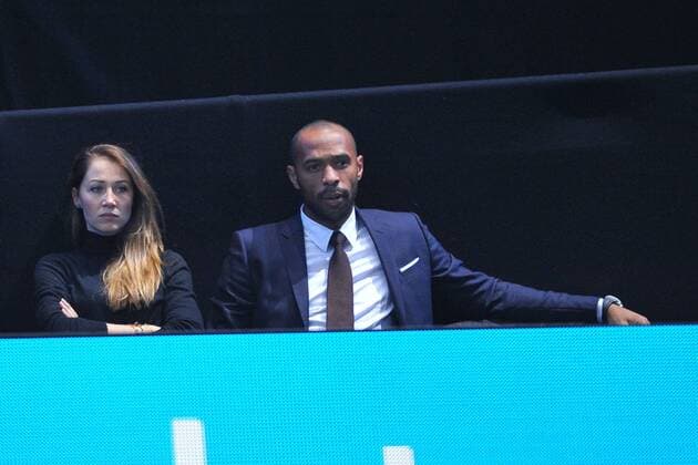Thierry Henry and andrea rajacic TENNIS : ATP Tennis Herren WORLD TOUR FINALS 2015 - 21 11 2015 TennisMagazine Panoramic 