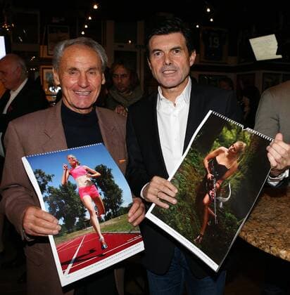 VARIOUS SPORTS - Charity Kalender Praesentation VIENNA,AUSTRIA,23.NOV.15 - VARIOUS SPORTS - Presentation of a Charity Calendar for Kira Gruenberg and Vanessa Sahinovic. Image shows Franz Hasil and Hubert Neuper. GEPAxpictures xChristianxOrt