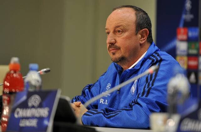 Nov. 24, 2015 - Lviv, ukraine - Head coach of Real Madrid Rafael Benitez during press-conference and training session before soccer match between FC Shakhtar Donetsk and Real Madrid CF . UEFA Champions league 2015-2016 season at Arena Lviv stadium, in Lviv City, Ukraine, on 24 November, 2015. UEFA Champions league, Shakhtar Donetsk and Real Madrid CF  - ZUMAn230