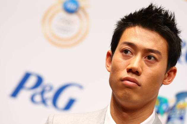 Kei Nishikori, NOVEMBER 25, 2015 : P&G appoints Japanese sports stars Kei Nishikori (tennis) and Kasumi Ishikawa Table tennis Tischtennis as ambassadors for their Thank You, Mom campaign at Jiji Press Hall, Tokyo, Japan. NoxThirdxPartyxSales  (hnna021104)