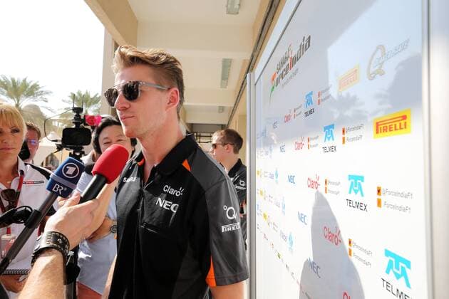 Abu Dhabi Grand Prix, UAE 26 - 29 November 2015 26.11.2015 - Nico Hulkenberg (GER) Sahara Force India F1 VJM08 
