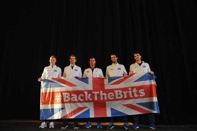 Draw ceremony, great britain team TENNIS : DAVIS CUP Daviscup FINAL 2015 - 26 11 2015 TennisMagazine Panoramic 
