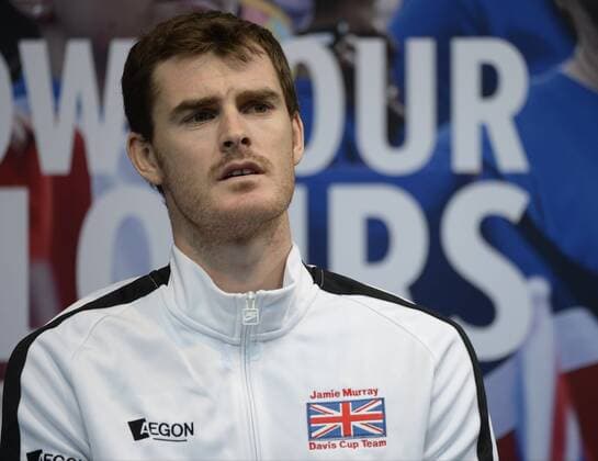 Jamie Murray of GB Davis Cup team pictured TENNIS : Presentation Finale Coupe Davis - Grande Bretagne vs Belgique - Gand - 26 11 2015 PhotoNews Panoramic 