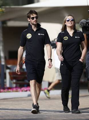 Motorsports: FIA Formula One World Championship WM Weltmeisterschaft 2015, Grand Prix of Abu Dhabi, 8 Romain Grosjean (FRA, Lotus F1 Team), xHOCHxZWEIx