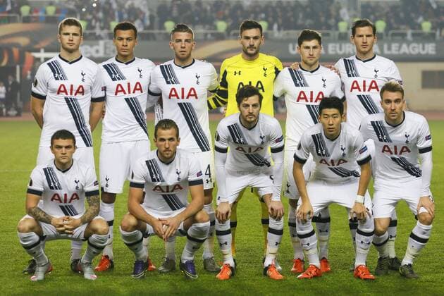 Nov. 26, 2015 - Baku, Baku, Azerbaijan - Tottenham Hotspur FC team before the UEFA Europe League match between Qarabag FK and Tottenham Hotspur FC at Tofig Bahramov Republican stadium. World Sports - Nov. 26, 2015 - ZUMAp133