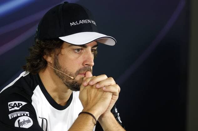 press conference PK Pressekonferenz Fernando Alonso (ESP) McLaren Honda, Thursday, Formula 1 Championship 2015, Round 20, AbuDhabi Prix, AbuDhabi, 26.-29. November 2015