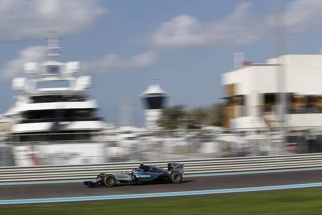 Motorsports: FIA Formula One World Championship WM Weltmeisterschaft 2015, Grand Prix of Abu Dhabi, 6 Nico Rosberg (GER, Mercedes AMG Petronas Formula One Team), xHOCHxZWEIx