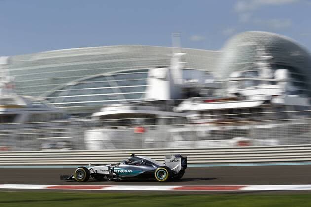 Motorsports: FIA Formula One World Championship WM Weltmeisterschaft 2015, Grand Prix of Abu Dhabi, 6 Nico Rosberg (GER, Mercedes AMG Petronas Formula One Team), xHOCHxZWEIx