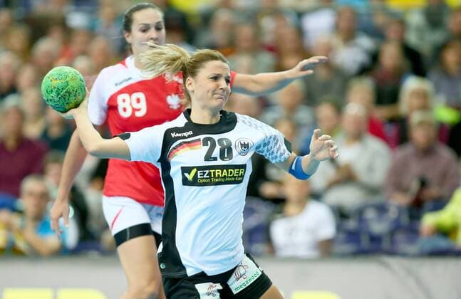 Leipzig, 25.11.2015, Arena, Handball Frauen, Länderspiel , Deutschland (GER) - Polen (POL) 30:31 (14:17). , Franziska Müller, Deutschland (HSG Blomberg-Lippe). ,