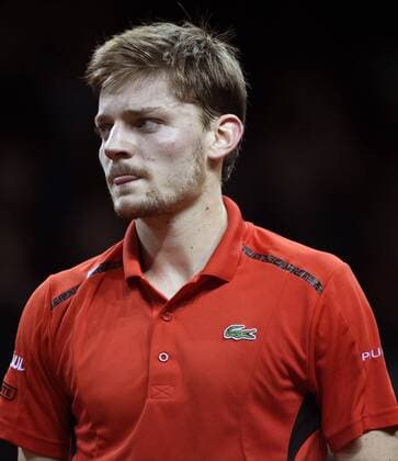 David Goffin of Belgium Davis Cup team TENNIS : Belgique vs Grande Bretagne - Coupe Davis - Finale - Gand - 27 11 2015 Photonews Panoramic 