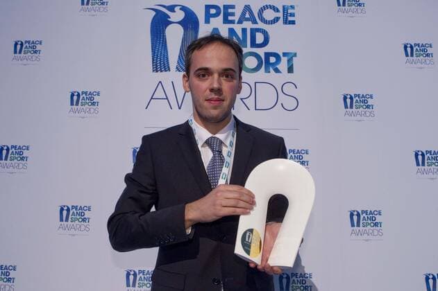 Monaco, Monte Carlo - November 26, 2015: Awards Gala at 8th Peace and International Forum Monaco with Victor Maziarchuk from Reanimation Package of Reforms Prizegiving Gala at 8th Peace and Sport International Forum Monaco