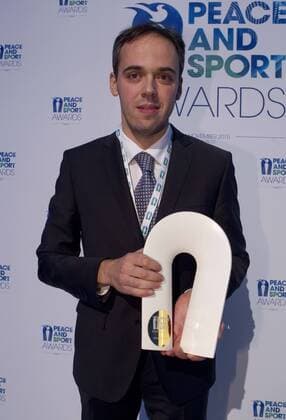 Monaco, Monte Carlo - November 26, 2015: Awards Gala at 8th Peace and International Forum Monaco with Victor Maziarchuk from Reanimation Package of Reforms Prizegiving Gala at 8th Peace and Sport International Forum Monaco