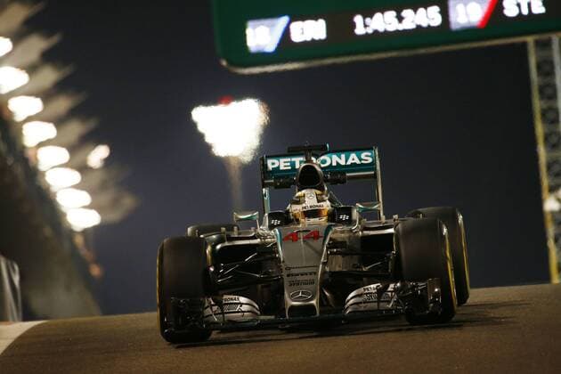 Motorsports: FIA Formula One World Championship WM Weltmeisterschaft 2015, Grand Prix of Abu Dhabi, 44 Lewis Hamilton (GBR, Mercedes AMG Petronas Formula One Team), xHOCHxZWEIx