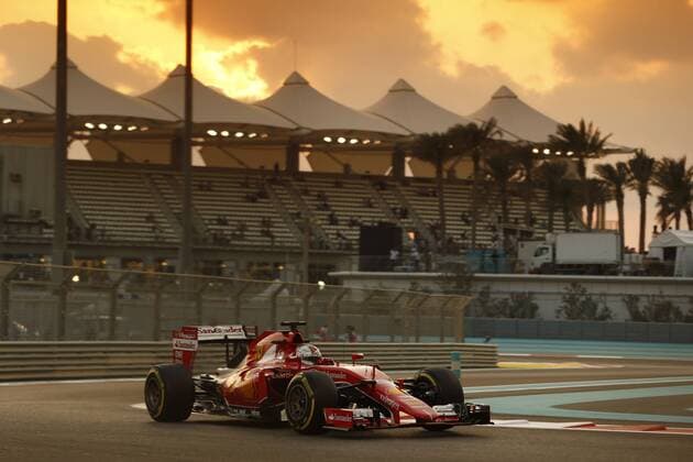 Motorsports: FIA Formula One World Championship WM Weltmeisterschaft 2015, Grand Prix of Abu Dhabi, 5 Sebastian Vettel (GER, Scuderia Ferrari), xHOCHxZWEIx