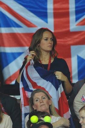 Andy murray (GB) Kim Sears Murray TENNIS : DAVIS CUP FINAL 2015 - 27 11 2015 TennisMagazine Panoramic 