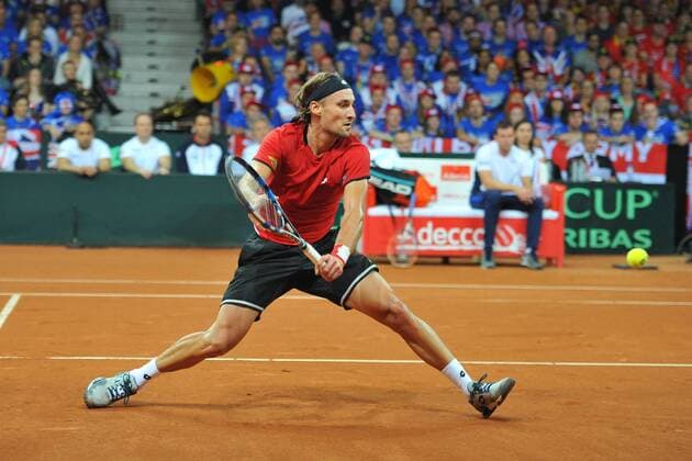 Rubens Bemelmans (Bel) TENNIS : DAVIS CUP FINAL 2015 - 27 11 2015 TennisMagazine Panoramic 