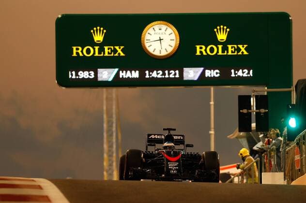 Fernando Alonso (ESP) McLaren Honda, Friday, Formula 1 Championship 2015, Round 20, AbuDhabi Grand Prix, AbuDhabi, 26.-29. November 2015