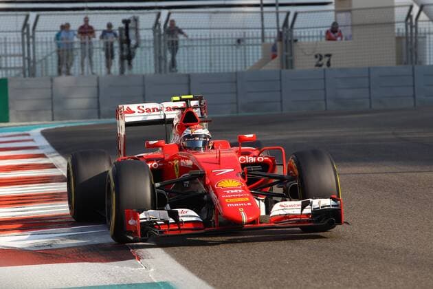 Abu Dhabi Grand Prix, UAE 26 - 29 November 2015 28.11.2015 - Free Practice 3, Kimi Raikkonen (FIN) Scuderia Ferrari SF15-T 