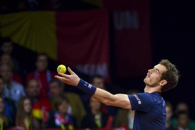 Belgium, Ghent, Nov. 27, 2015 - Davis Cup Final between Belgium and Great-Britain - Day 2 - David Goffin & Steve Darcis vs Jamie Murray & Andy Murray Danny Gys Reporters xxGYS 