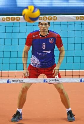 Volleyball - 1. Bundesliga - 28.11.2015, UNITED VOLLEYS RHEINMAIN vs. SWD POWERVOLLEYS DÜREN, JAN KLOBUCAR (UNITED), -
