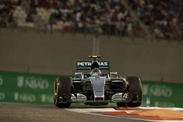 Motorsports: FIA Formula One World Championship WM Weltmeisterschaft 2015, Grand Prix of Abu Dhabi, 6 Nico Rosberg (GER, Mercedes AMG Petronas Formula One Team), xHOCHxZWEIx