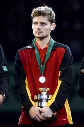 - GENT, BELGIUM: Belgian David Goffin pictured during the fourth game in the Davis Cup tennis World Group final between Belgium and Great Britain, a game of Belgian David Goffin versus Britain s Andy Murray, Sunday 29 November 2015 at Flanders Expo in Gent. Britain won the final 3 to 1. DIRKxWAEM  x04749120x