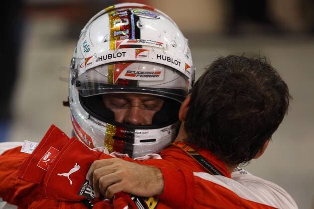 Abu Dhabi Grand Prix, UAE 26 - 29 November 2015 29.11.2015 - Race, Sebastian Vettel (GER) Scuderia Ferrari SF15-T 