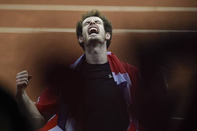 Belgium, Ghent, Nov. 29, 2015 - Davis Cup Final between Belgium and Great-Britain - Day 3 - David Goffin vs Andy Murray - Great Britain wins the Davis Cup Danny Gys Reporters xxGYS 